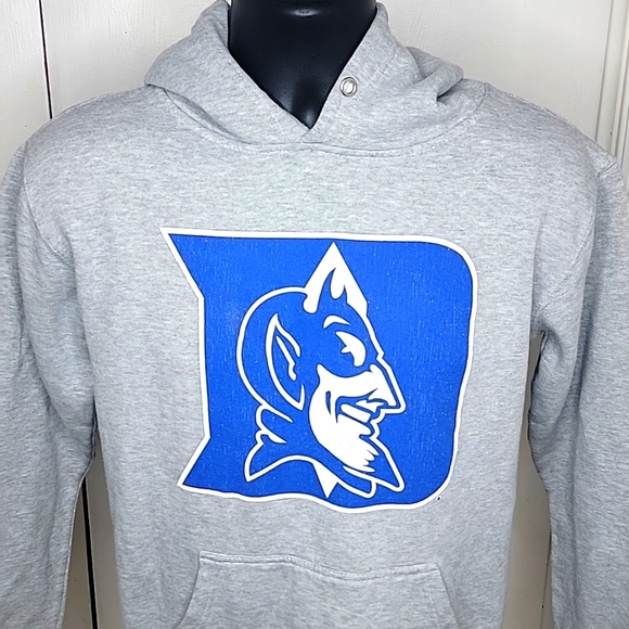 TRT Classics Duke Blue Devils Hoodie Size Medium Gray and Blue - Picture 2 of 7